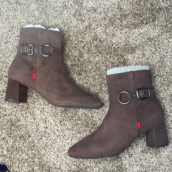 Marc Joseph Madison Brown Suede Leather Boot 8.5 - Picture 2 of 5